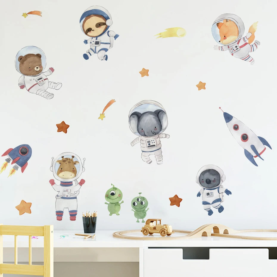 Wall Stickers Rocket  Baby Room Home