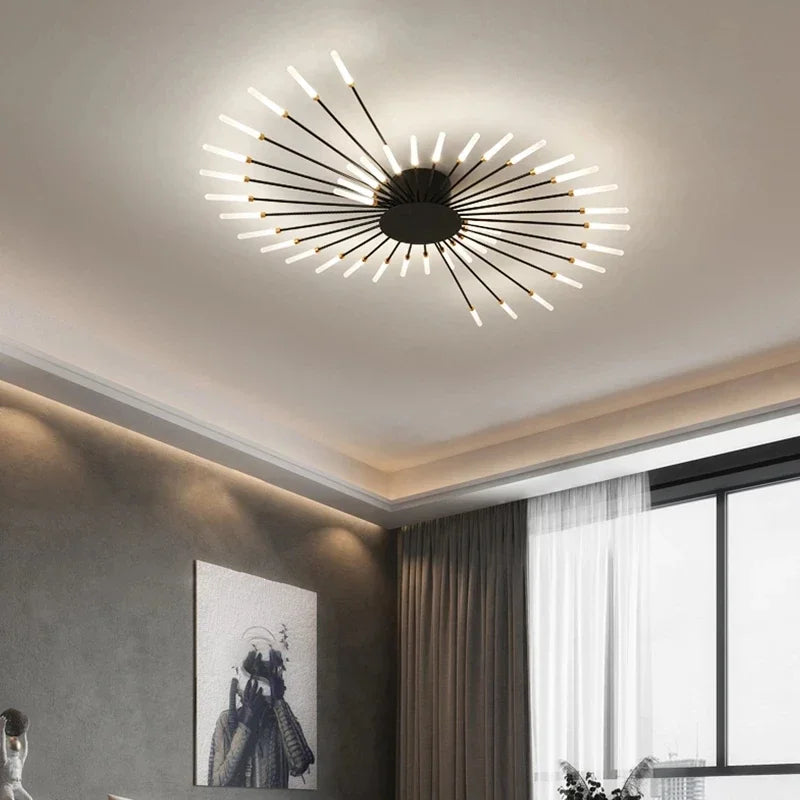 Modern Fireworks Ceiling Chandelier Light Designer