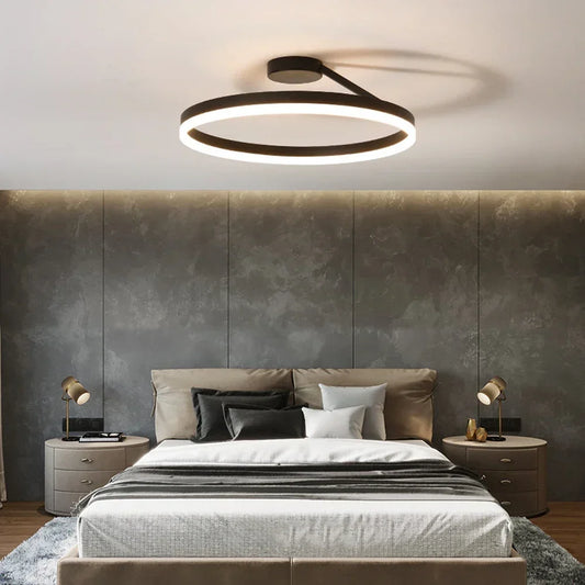 Nordic Design Simple Bedroom Ceiling