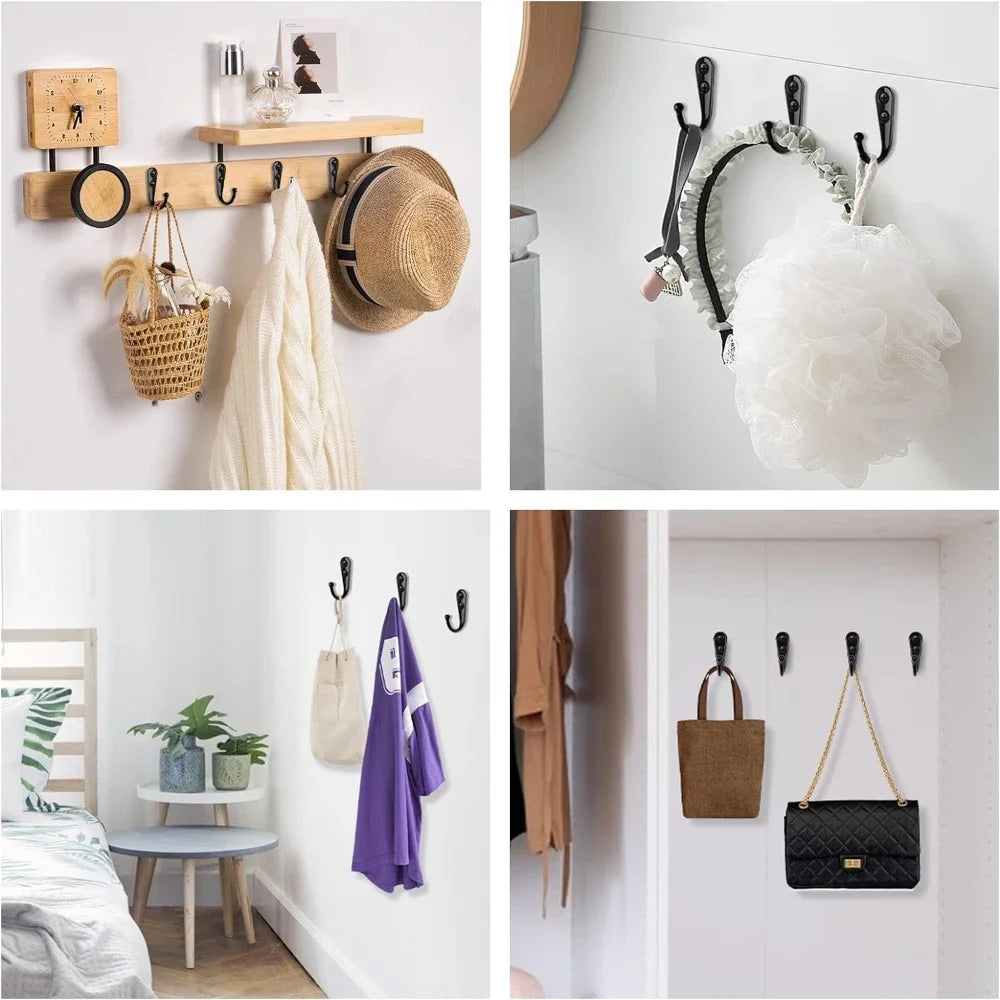 Wall Mounted Hanging Hangers for Coat Towel Bags