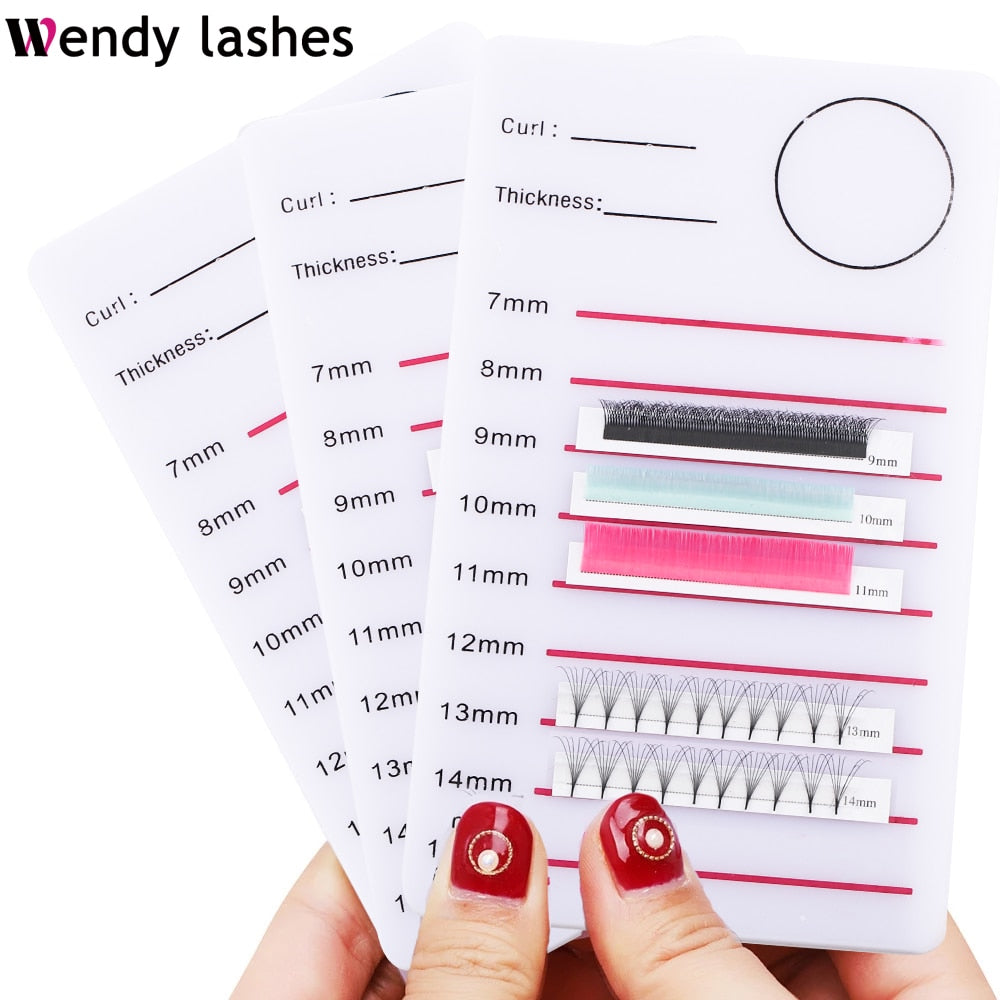 Eyelash Pad Lash Extension Glue Pallet Holder Card